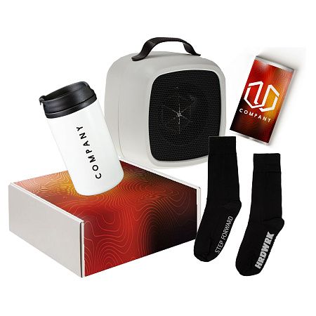 Подарочный набор «Согреватор»: носки, термокружка, обогреватель, шоколад