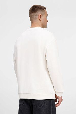 Свитшот унисекс Sinkopa, молочно-белый, размер XL/2XL