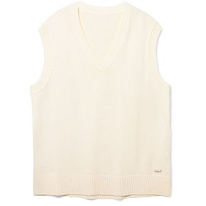 Жилет оверсайз унисекс Tad в сумке, молочно-белый, размер L/XL