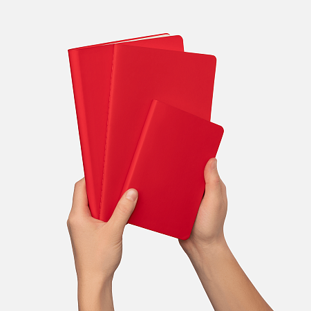 Ежедневник Спарк (Spark) недатированный, красный (без упаковки, без стикера)