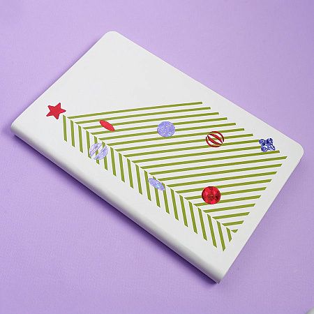 Бизнес-блокнот FUNKY SNOW, формат А5, блок в точку