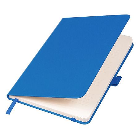 Блокнот Forest  Alfa Polo Soft А5, недатированный, в твердой обложке,  с резинкой и петлей для ручки, синий
