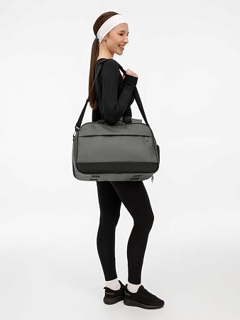 Спортивная сумка Atlantes, серая с черным