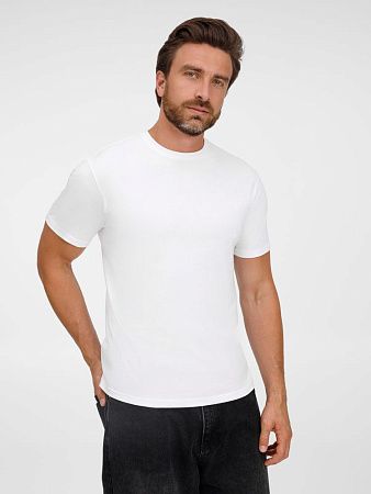 Футболка унисекс T-Bolka 180, белая, размер XXL