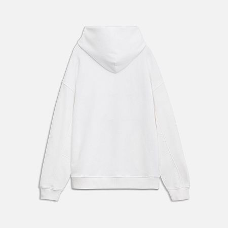 Худи оверсайз унисекс Фьюжн (Fusion), белый