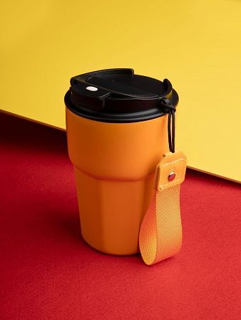 Термостакан Freshbrew, оранжевый