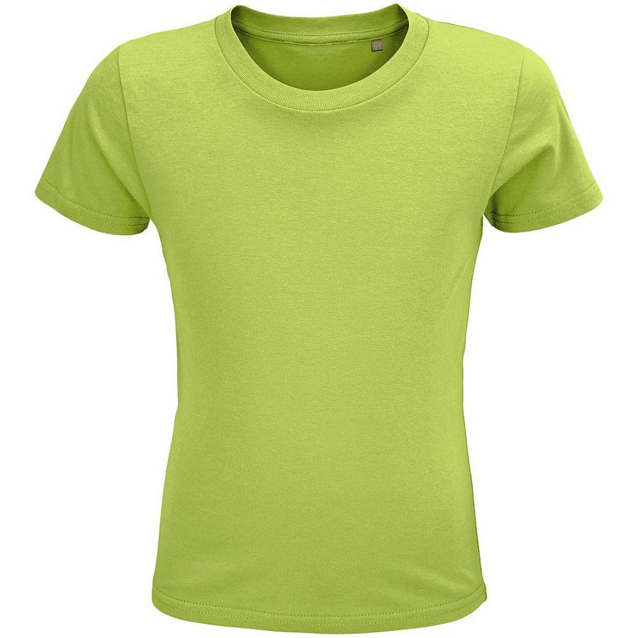 Футболка детская Crusader Kids, зеленое яблоко под нанесение