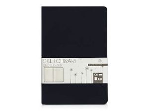 Скетчбук «Sketch & Art» 100 г/м2, soft-touch, цвет: черный