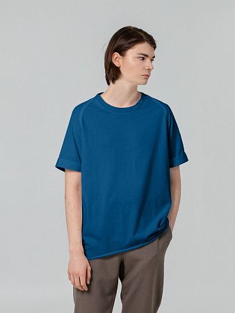 Футболка унисекс Vozduh 1.0, синяя, размер S