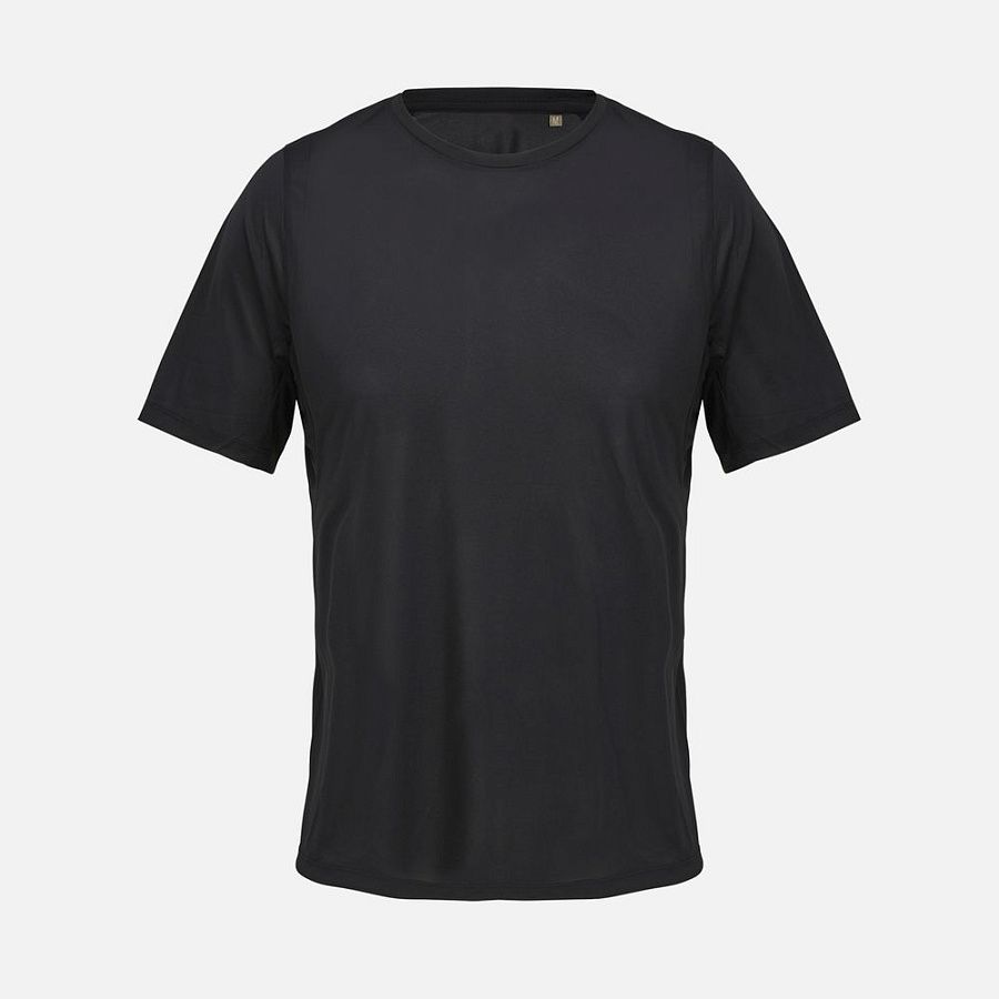 Футболка спортивная унисекс Storm, черная под нанесение