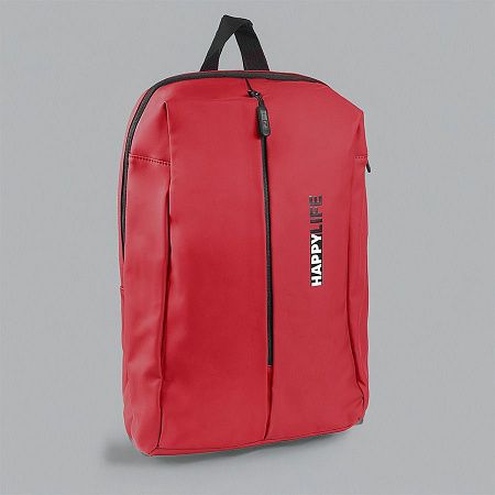 Рюкзак водостойкий "Go", красный, 41 х 29 х15,5 см, 90% полиуретан10% полиэстер