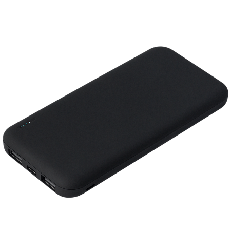 Внешний аккумулятор с подсветкой Люче (Luce) 10000 mAh, черный