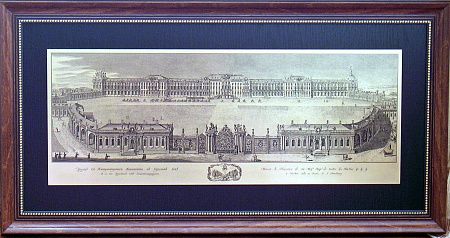 Гравюра "Саарское село"