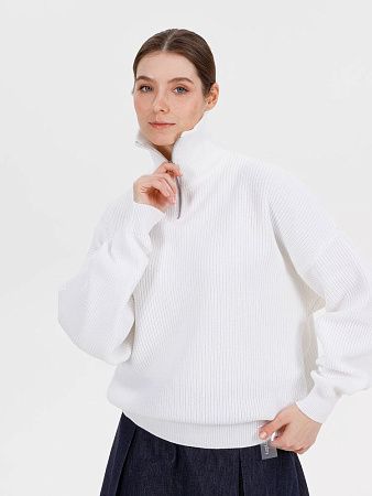 Джемпер Siluetti Birne, молочно-белый, размер S/M