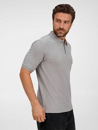 Рубашка поло унисекс Upswing, серый меланж, размер L