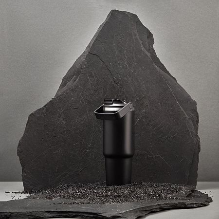 Термокружка вакуумная Монтана (Montana), черный