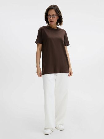 Футболка унисекс Regent 150, темно-коричневая (шоколад), размер XXL