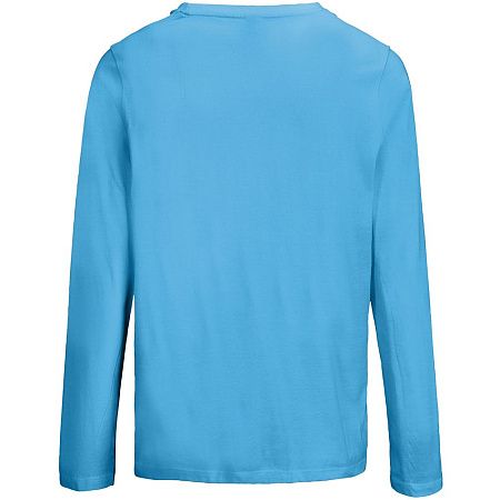 Футболка с длинным рукавом женская Monarch Women, ярко-бирюзовая, размер M
