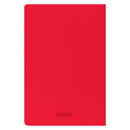 Блокнот Корса слим (Corsa slim), красный