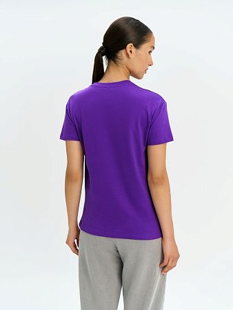 Футболка унисекс Regent 150, темно-фиолетовая, размер XXL