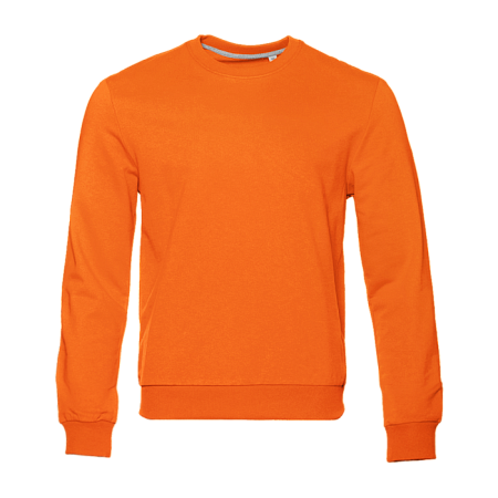 Свитшот унисекс STAN футер без начёса, 260, 63, Оранжевый,  (28/1)  (48/M)