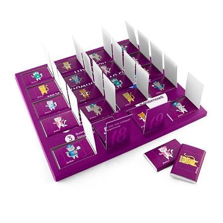 Адвент календарь "20 дней к празднику", молочный/горький/темный