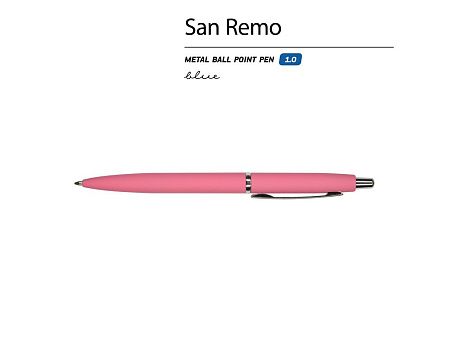 Ручка металлическая шариковая «San Remo», софт-тач
