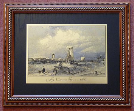 Гравюра "Смольный собор"