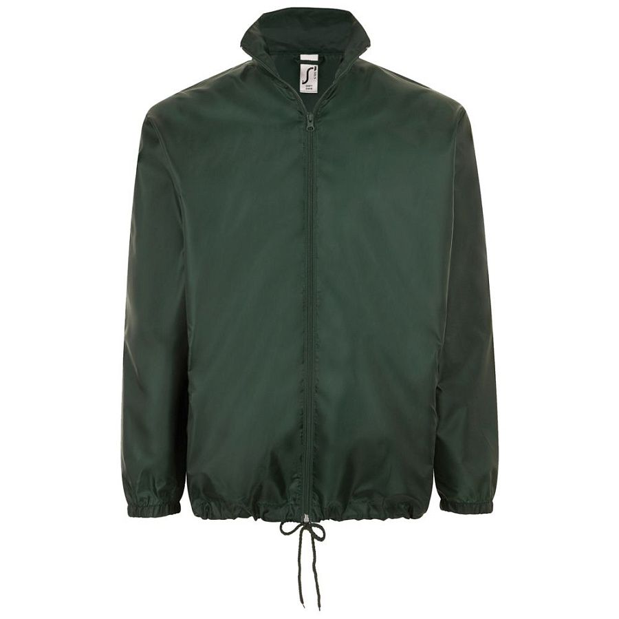 Ветровка унисекс Shift, зеленая, размер 3XL