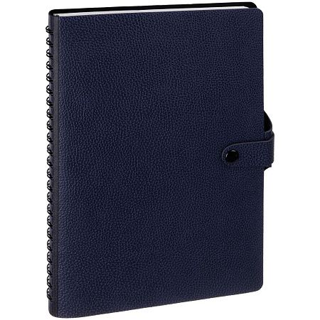 Ежедневник Strep Front на заказ, недатированный, темно-синий