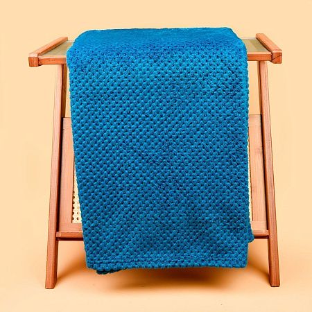 Плед WAFFLE, светло-синий