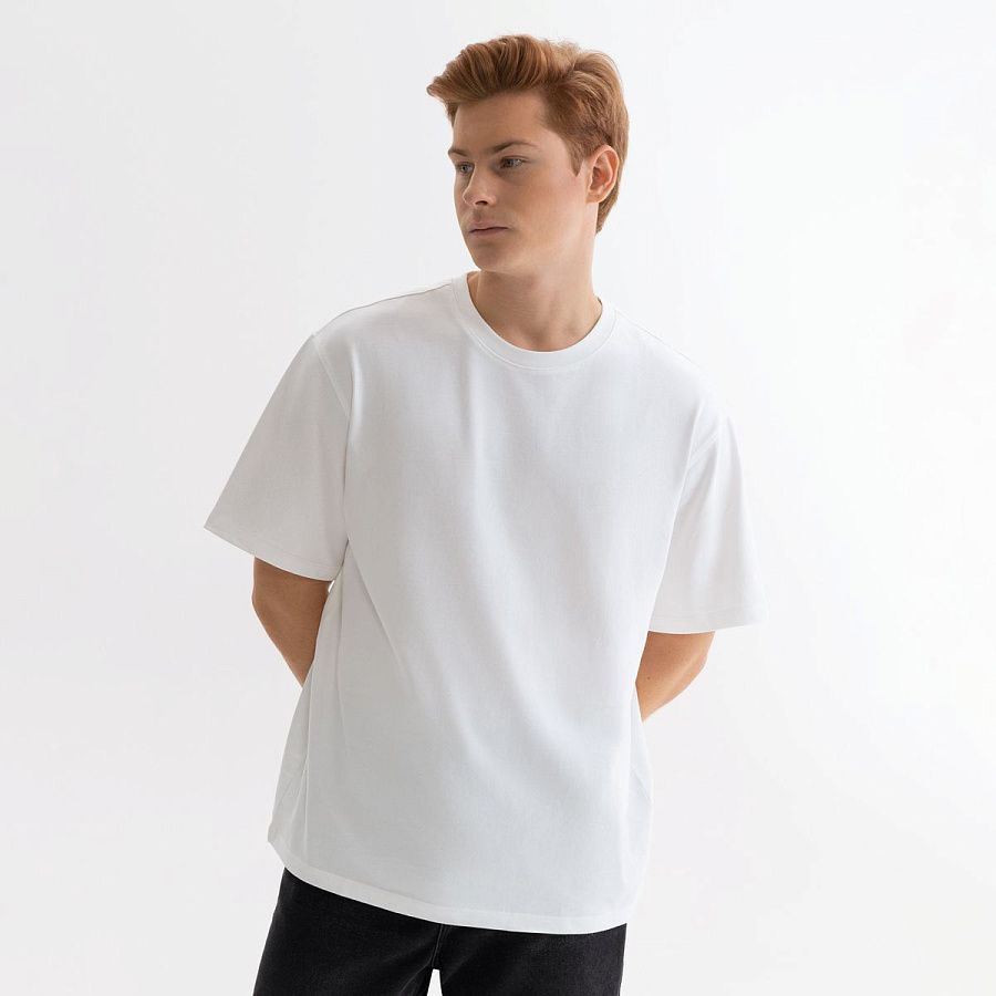 Футболка унисекс Раст (Rust), 240 гр., белая (теплый тон) под нанесение