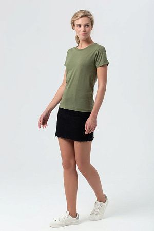 Футболка женская Regent Fit Women, меланж хаки, размер XL