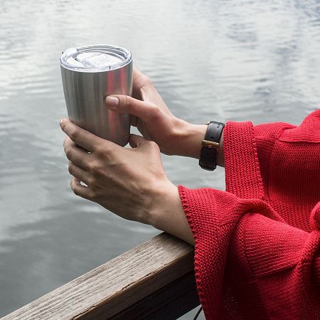 Плед Селла (Cella) вязаный, красный (без подарочной коробки)