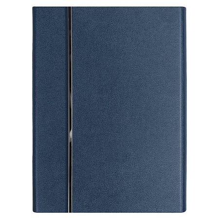 Ежедневник Alfa Bird Petrus A5, темно-синий, недатированный, в твердой обложке с металлическим элементом