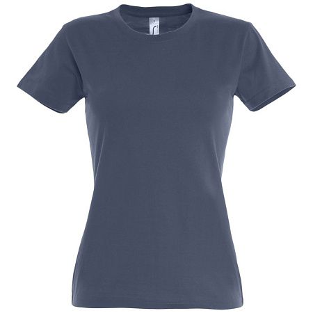 Футболка женская Imperial Women 190, синяя (джинс), размер XL