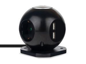 Сетевой фильтр «NEO SPHERUM», цвет: черный