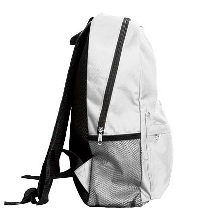 Рюкзак водостойкий "DISCO", белый, 41 x 30 x11 см, 100% полиэстер 600D