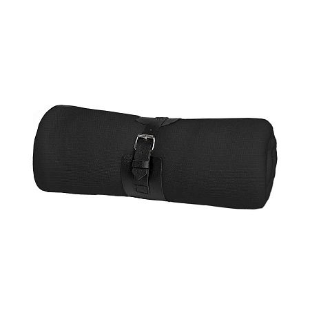 Плед  "Belt"; чёрный; 130 х 180 см; 100% акрил, с поясом