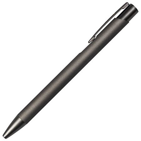 Ручка шариковая Legend Soft Touch Monochrome Requis, темно-серая