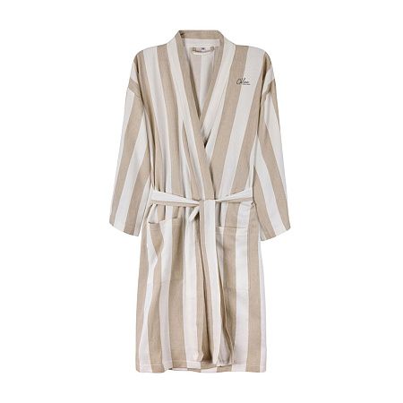 Халат VINGA Ornos из переработанного хлопка GRS, L/XL
