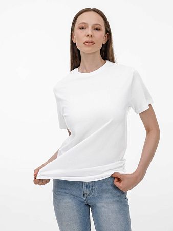 Футболка унисекс T-Bolka 180, белая, размер XXL