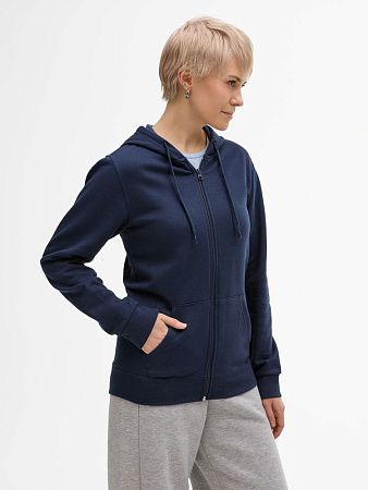 Толстовка унисекс Stone, темно-синяя, размер S