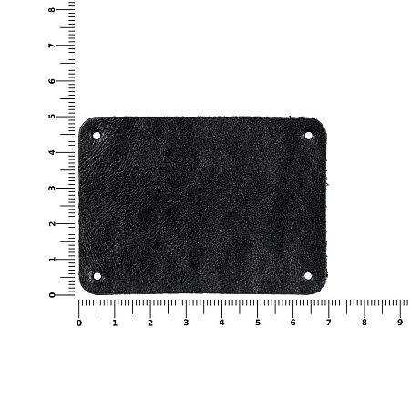 Лейбл кожаный Beta, XL, черный