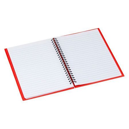 Блокнот на пружине VALLE, красный