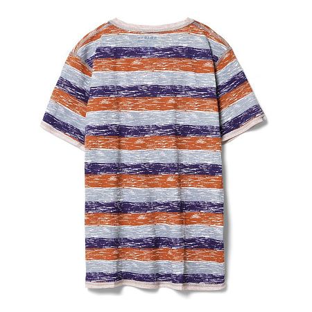 Футболка мужская Rayet двусторонняя, оранжевая с фиолетовым, размер M