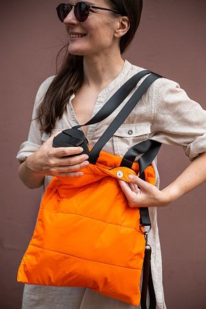 Шоппер Superbag Bubble, стёганый, с магнитной кнопкой