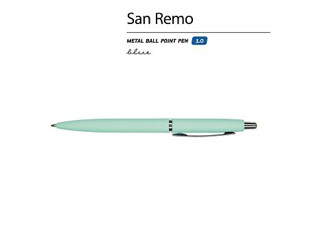 Ручка металлическая шариковая «San Remo», софт-тач
