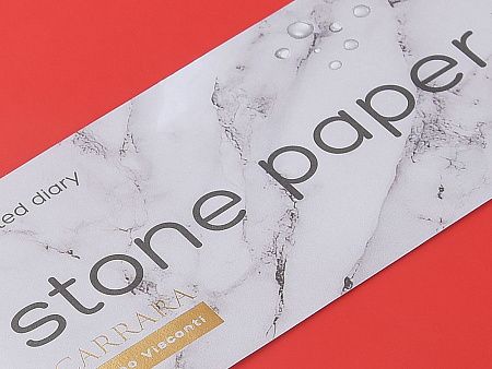 Ежедневник с каменной бумагой недатированный А5 «Carrara»