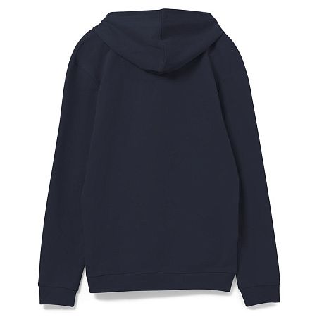 Толстовка с капюшоном унисекс Hoodie, темно-синяя, размер XS